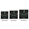 Butterfly Flower Pattern Astrology Tablecloth Tarots Divinations Tablecloth Altars Cloth Divinations Board Game Accessory