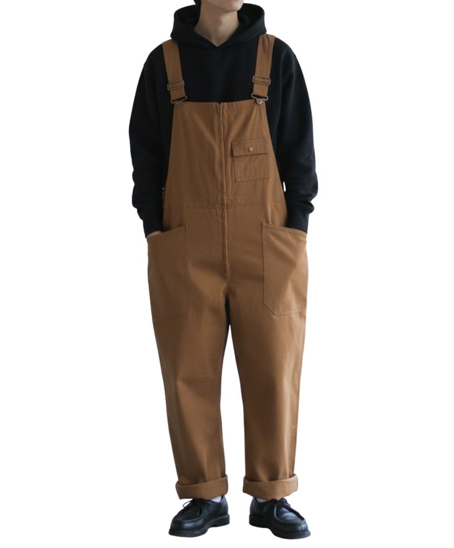 [Dickies] Мужской комбинезон, 100% хлопок, Комбинезон, Цельный низ, Коричневый: L