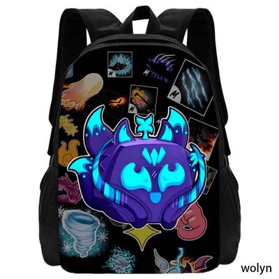 Blox Fruits Mochilas escolares para meninos e meninas Mochila infantil de desenho animado Anime Game Bolsas infantis Softback e duráveis Melhor presenteMochila