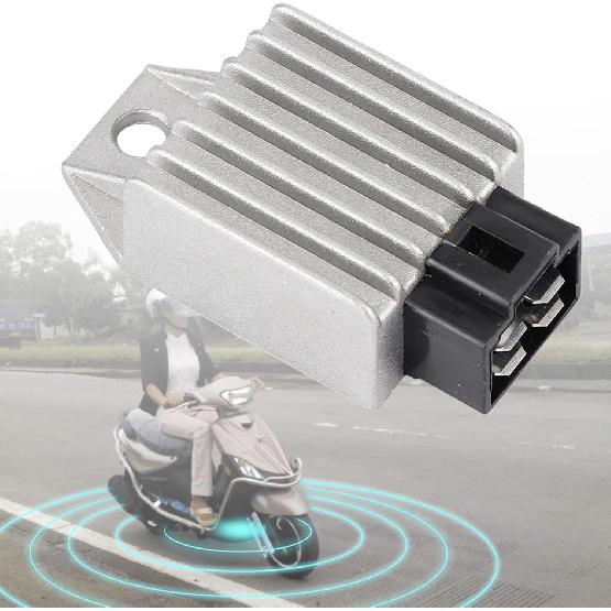 Scooter Moped ATV Gokart için 12V 4 Pinli Voltaj Regülatörü Doğrultucu