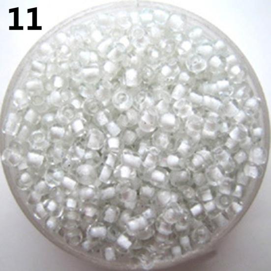 500Pcs 2mm Round Glass Seed Beads for DIY Bracelet Necklace Jewelry