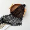 Gentle Triangular Lace Hair Scarf Ruffles French Pastoral Style Headscarf Hair Accessories Photo Headband Turban Women Girls