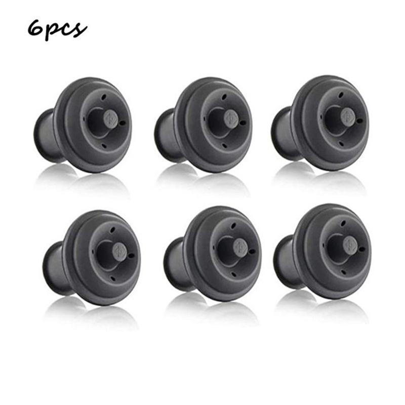 

Wine Preserver Vacuum Air Pump Wine Bottle Stoppers Durable Stainless Steel Construction Airtight, Leak-Proof Seal Easy