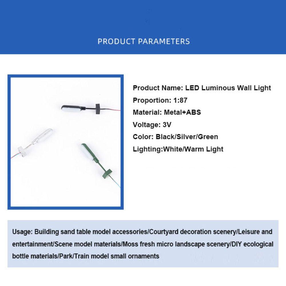 ABS Metallmaterial Puppenhaus Wandlampe 2 Stile Sandtisch Kronleuchter Weiß/Warmlicht Modell