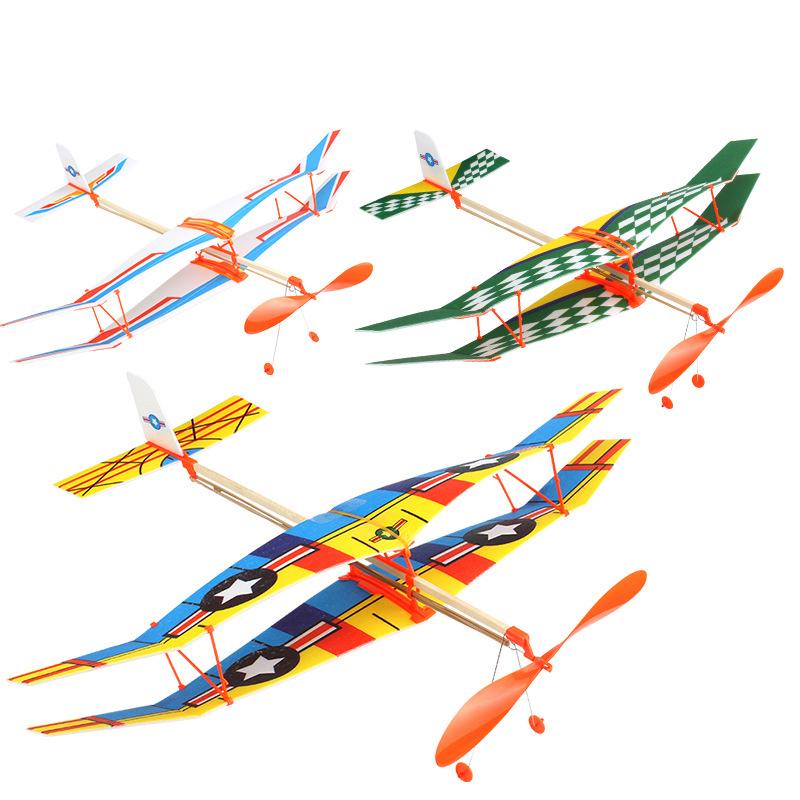 Tensible Motor Airplane Inertial Foam Glider Aircraft Toy Model Outdoor Toy
