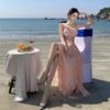 Seaside Photo Wear Hainan Holiday Beach Skirt Temperament Super Fairy Long Skirt Birthday Dress