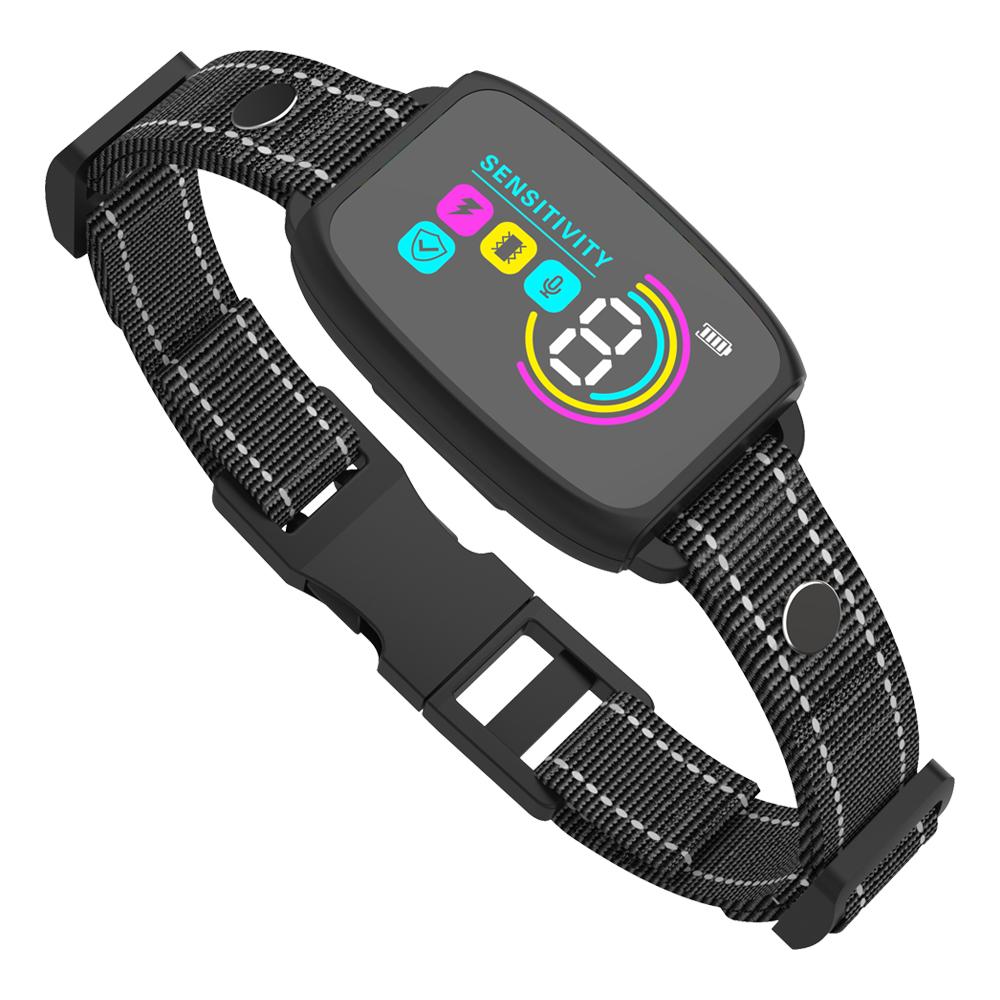 

Automatic Anti Barking Dog Collar HD Digital Rechargeable Bark Stopper Smart Stop Barking IP67 Waterproof Collar For Dog M