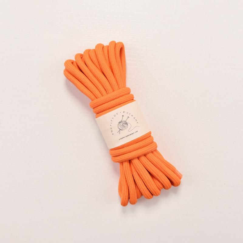 8mm Polyester Core Rope 5m Colorful Braided Cord for Pet Leash Making Rope Crochet Bag Strap Handmade Craft Clothing Accessories