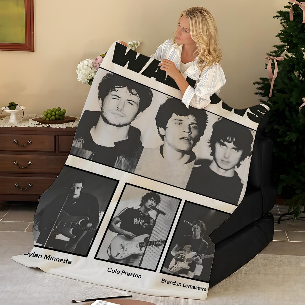 Music W-Wallows Throw Flannel Blanket, Soft Warm, Durable & Washable cute Cool