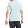 adidas Originals Solid Color Crew Neck T-Shirt Men Tops Blue IL5381