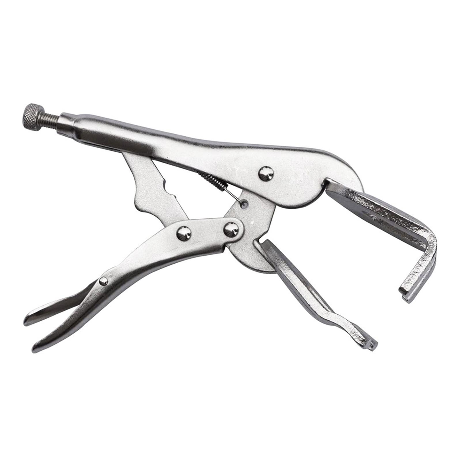 

Locking Pliers Industry Vise High Torque Fixed Clamping Tools Long Nose Locking Curved Jaw C Camp Locking Pliers