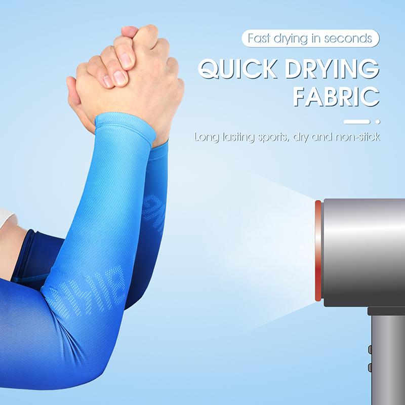 WEST BIKING Maniche da Ciclismo Anti-UV Estive Protezione Solare Maniche a Compressione Uomo Donna Corsa Ciclismo Fitness Sportive