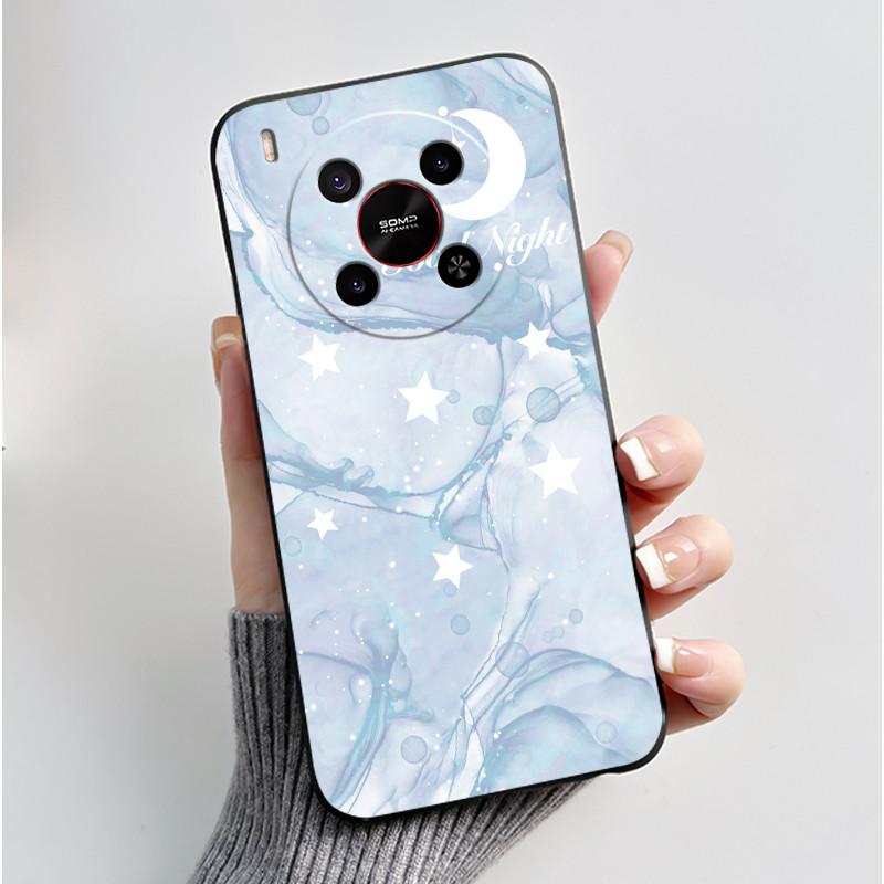 Cute Cartoon Case For ZTE Blade V70 MAX / ZTE Nubia V70 Max Printing Shell Protective Cover Soft Silicone Black Casing