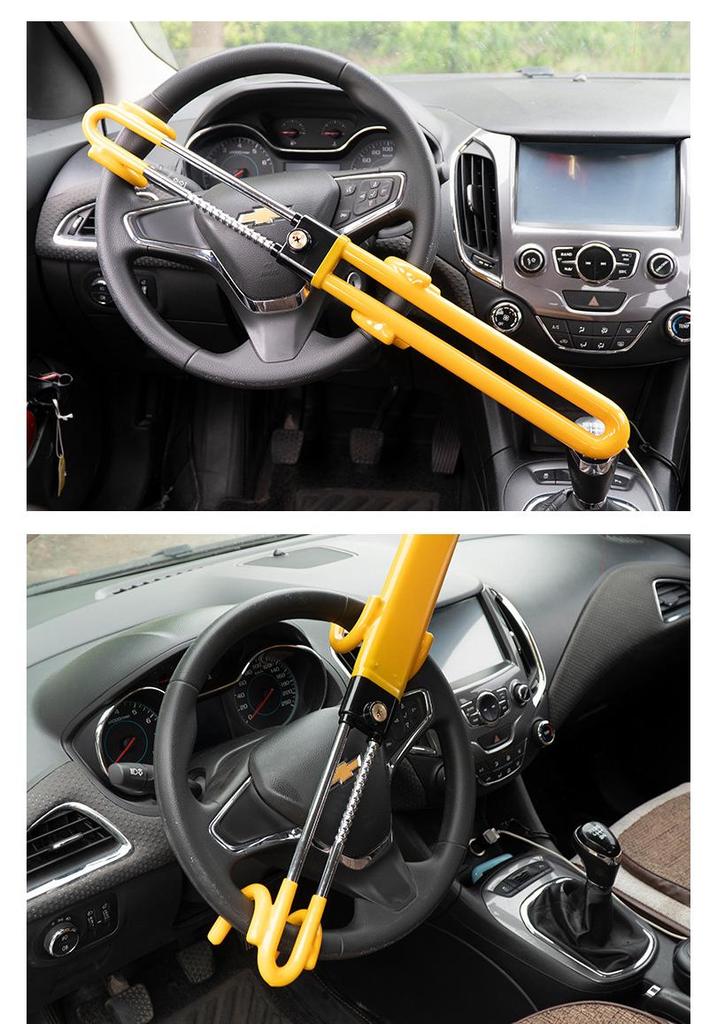 New Anti-theft Car Steering Wheel & Door Lock