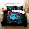 Set da letto stampato in 3D per band musicale B-Blink-182 Ragazzi Ragazze Misura Singolo Queen King Copripiumino Federa Letto ragazzi Adulto Tessile per la casa