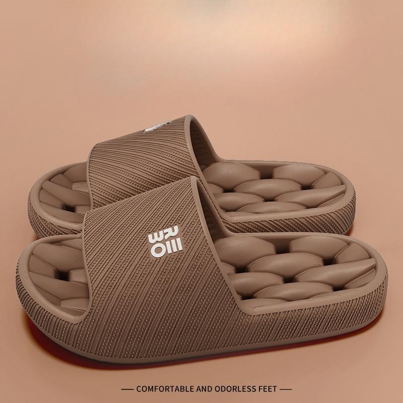 

Унисекс Тапочки Летние Тапочки для Ванной и Душа для Пар, Легкие Удобные Простые Дышащие Домашние Тапочки 44-45 коричневый