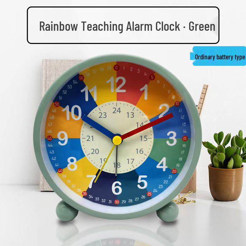 

Early Education Cartoon Alarm Clock for Kids – Time Recognition and Self-Discipline Tool for Boys and Girls Battery-powered