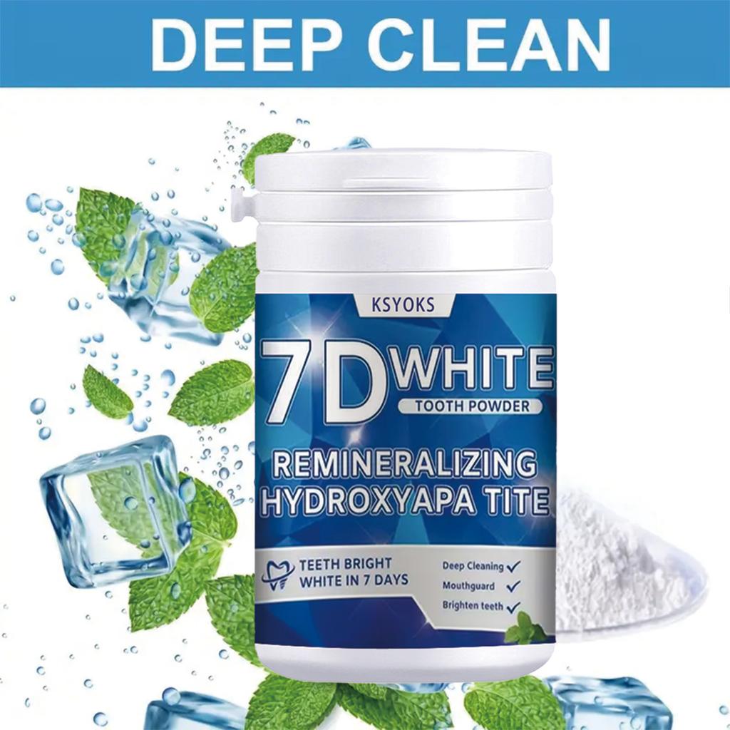 Teeth Turn White Within 7 Days, As If Illuminated, Becoming Transparent and Clean