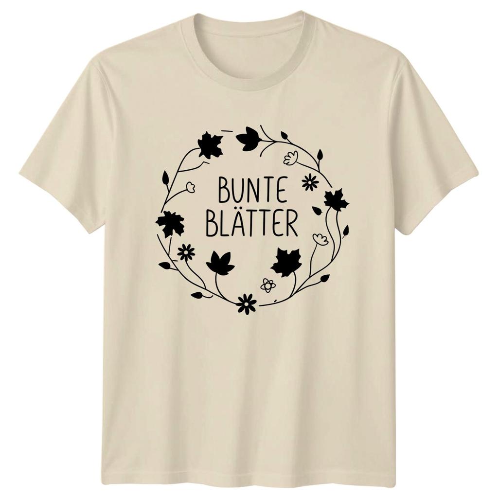 Bunte Bltter Unisexs TShirt Autumn Leaves Nature Autumn Gift For Her