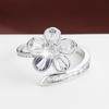 Exquisite Pastoral Sweet Daisy Open Ring - Versatile Pure Copper Women's Jewelry
