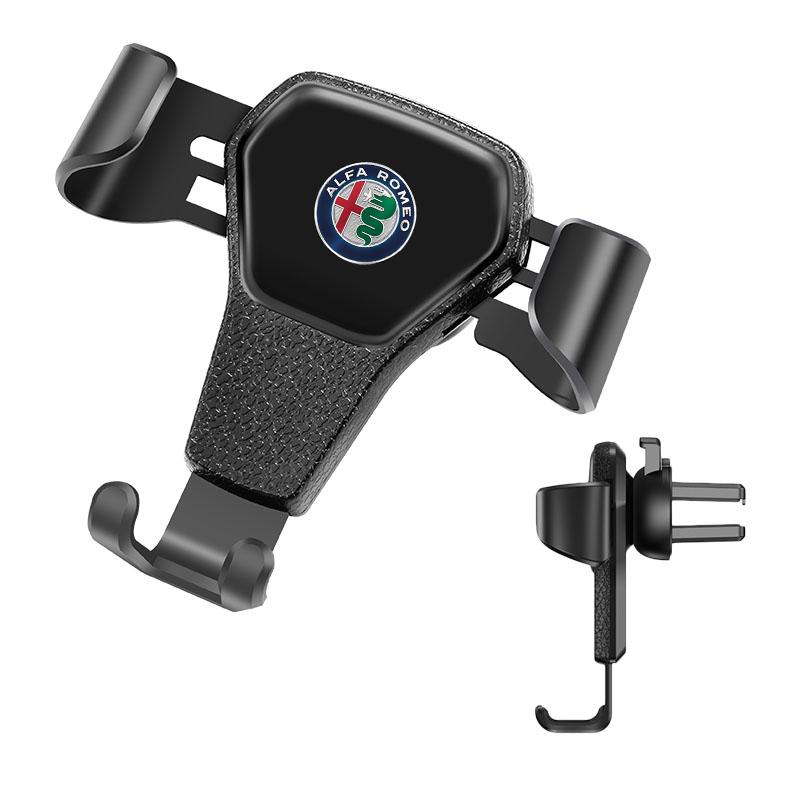 Support de téléphone pour aérateur de voiture Support fixe pour téléphone d'intérieur automobile Pour Alfa Romeo Giulietta 159 Mito Giulia Stelvio 147 156 Tonale BreraIW8