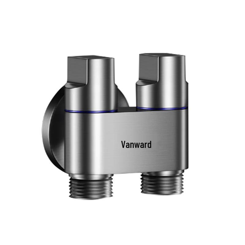 Stainless Steel Dual-Outlet Washing Machine Faucet