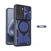 For Motorola Moto G7 Power Case Shockproof Armor Slide Camera Protect Back Cover for Moto G7 Power Magnetic Ring Holder Cover