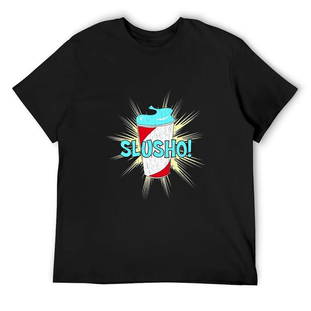 Slusho T-Shirt heavyweights anime figures clothes for men