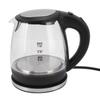 Electric Glass Kettle 2000W High Power 1L Large Capacity Automatic Power Off Blue Light Water Kettle