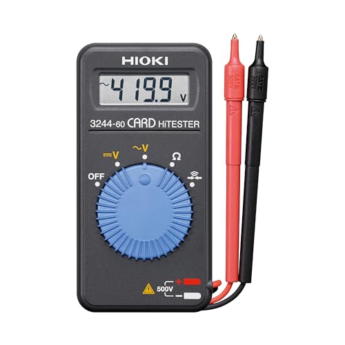 [Amazon.co.jp Exclusive] HIOKI 3244-60 (Digital Multimeter DMM) Card HiTester, Made in Japan, Voltage, Resistance, Continuity, Electrical Measurement,