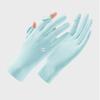 Anti-UV Women Sunscreen Gloves Silicone Anti Slip Summer Driving Mittens  Girl