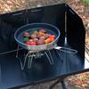 Folding Handle Frying Pan Aluminum Alloy Nonstick for Camping Hiking and Picnics Outdoor Cooking Accessories