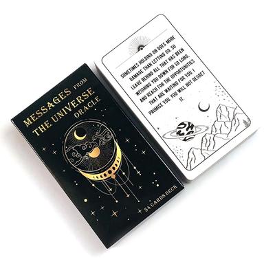 NUOVI Messaggi Dall'Universo Oracolo Un Mazzo da 54 Carte, Versione Inglese del Gioco di Carte Divinatorie del Destino, Giochi di Festa per Famiglie