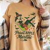 Martini Shirt, Poison Apple Martini Shirt, Halloween Witch T-Shirt, Funny Halloween Tee, Cocktail Lover Shirt, Comfort Colors Plus Sizing