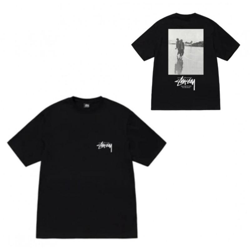 Camiseta de Algodón Streetwear para Hombre y Mujer Corte Holgado Manga Corta Camiseta Gráfica Casual Unisex Cuello Redondo