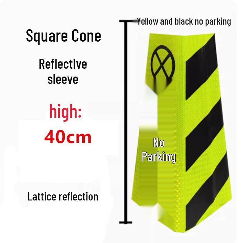 Luminous Rubber Traffic Cone Cover