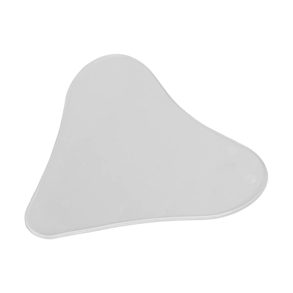 Silicone Chest Wrinkle Pad Transparent Triangle Shape Reusable Washable Chest Prevent Wrinkle Patch
