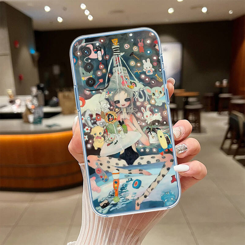 Aya Takano Case for Motorola E7 E22 E20 E13 E15 E22S E30 E40 G10 G20 G04 G22 G23 G05 G75 G35 G55 G6 G7 G8 G9 Plus Power Play