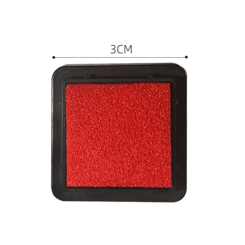 Children's 3x3cm Finger Painting Graffiti Ink Pad - Square, Colorful Ink for Journals & Art.