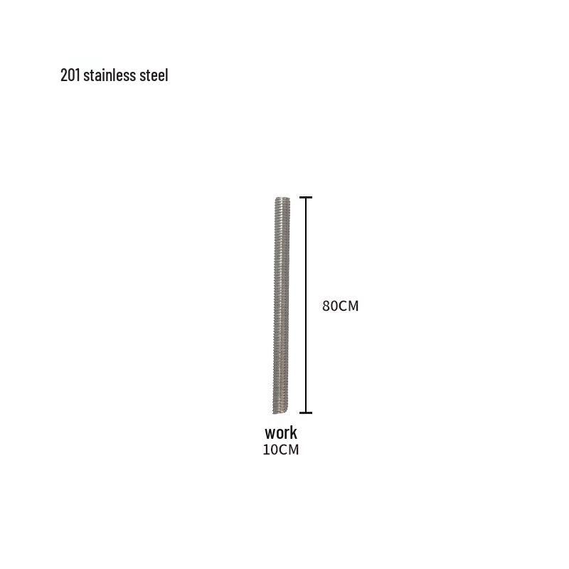 304 Stainless Steel M8/M10 Threaded Rod Bolt Stud