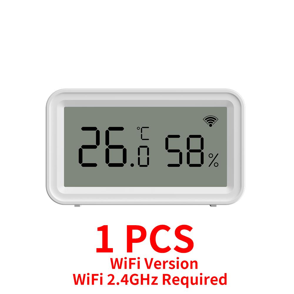 

Tuya Zigbee WiFi Temperature Humidity Sensor Indoor Thermometer Hygrometer Work with Yandex SmartLife Alexa WiFi Version