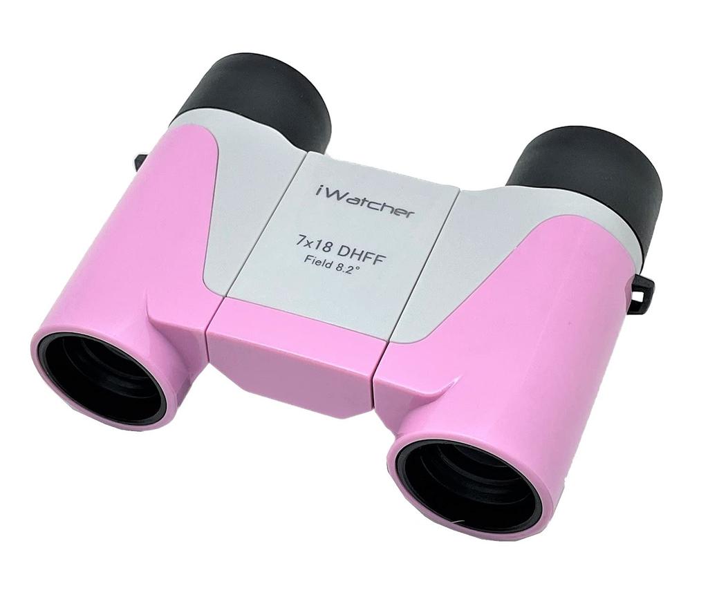 iWatcher 7x18" DHFF Binoculars - No Focusing Required Just Look Through Perfect for Outdoor Activities, Bird Watching, and Concerts. Includes Strap.