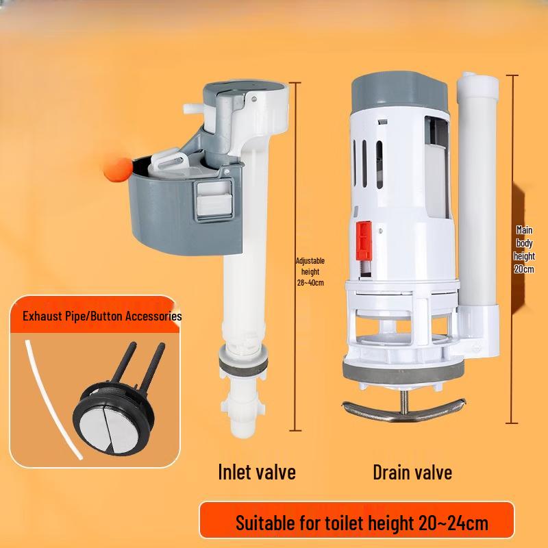 Toilet Tank Fill and Flush Valve