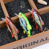 8cm 3D Eyes Painted Bionic Wobbler Swim Minnow Artificial Fishing Lure Hard Bait