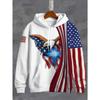 2025 Mode Cooler Adler Herren Hoodie 3D Gedruckte Hoodies Edition Trend Amerikanischer Adler Herren Sportbekleidung Kinder Freizeit Unisex Pullover