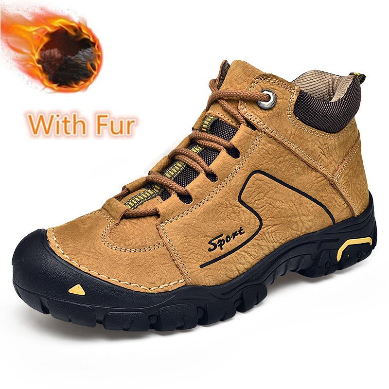 Fashion Stylish Mens High Top Casual Shoes 2025 New Motorcycle Boots Simple Leather Male Ankle Boots Botas Non-Slip Lace-Up Punk Boots