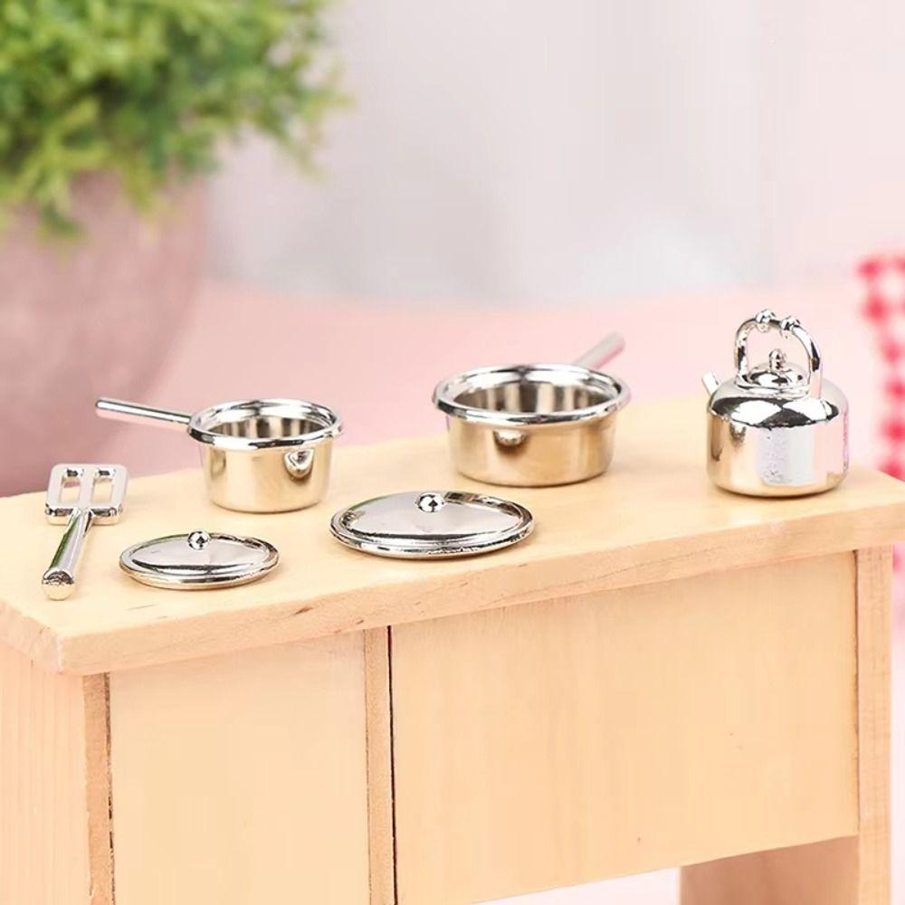 Spatula Dollhouse Kitchenware Miniature Mini Kitchen Pot Durable Dollhouse Kitchen Toys Kids Toy