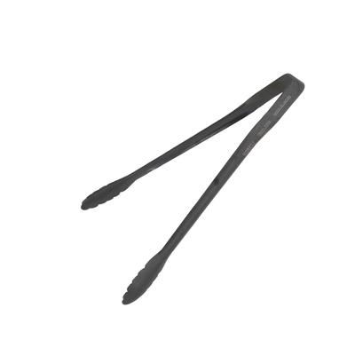 IDEA SEKIKAWA BLACK TONGS SERIES Made In Japan Tongs, 18cm, Black, SUS821L1, Tsubame-Sanjo,
