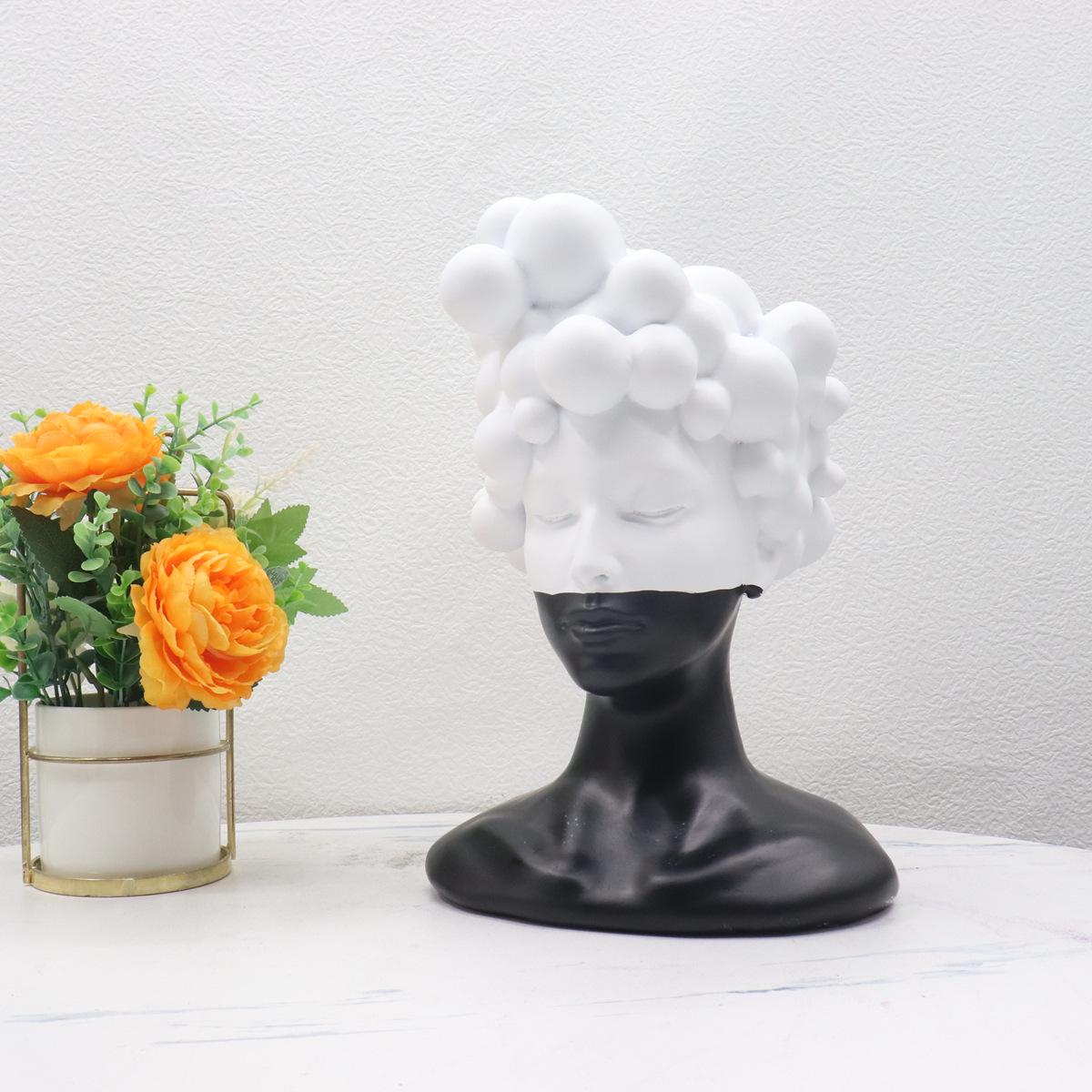 

Modern Goddess Head Sculpture Ornament for Home Decoration