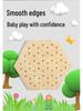 Wooden Triangle Chess Board Game - Parent-Child Interactive Educational Toy
